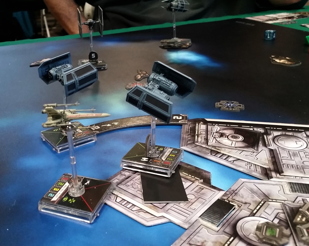 TIE Bombers Capture the Refueling Station Heroes of the Aturi Cluster